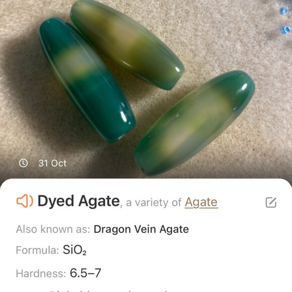 2/$20, Green Dyed Agate Pendant, Large Genuine Gemstone Pendant - Picture 10 of 11